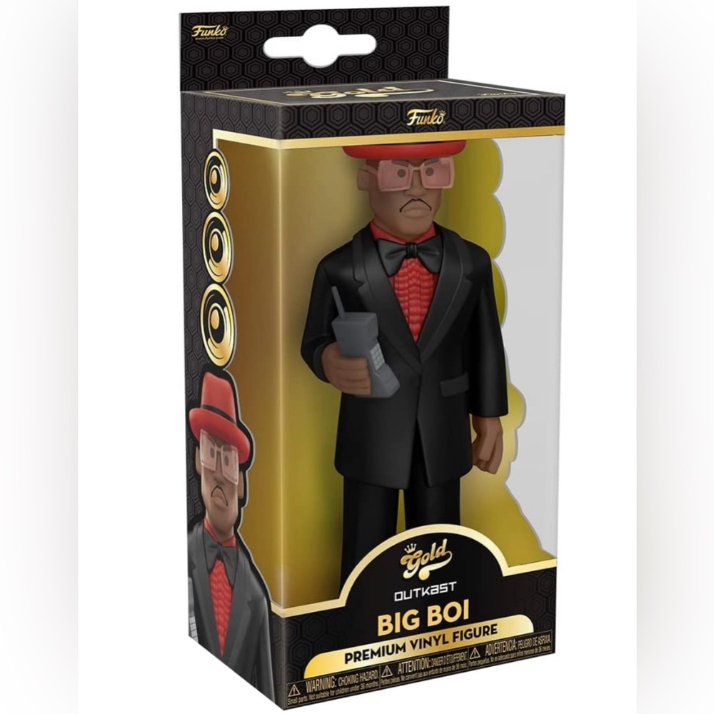 Brand New Pop Vinyl Gold 5" Outkast Big Boy (Hey Ya) figure Funko